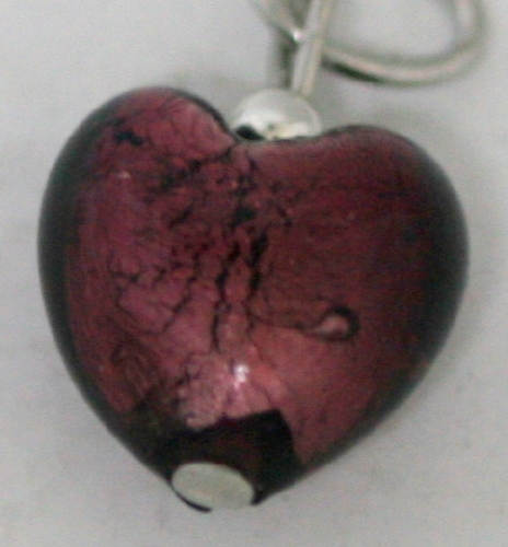 Murano Heart Compiello ( 0.50 x 0.50 in.) # 26 - Click Image to Close